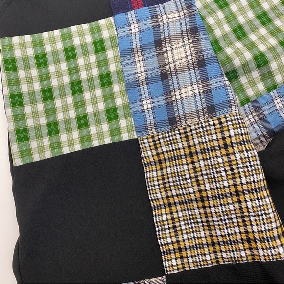 The Ragged Priest X Free People Error Plaid Patchwork Straight Leg Pants Trouser - Picture 10 of 16